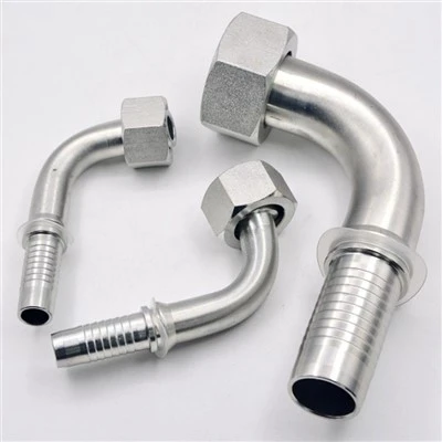 20491 90° Metric Female 24°Cone O-ring Seal Fitting